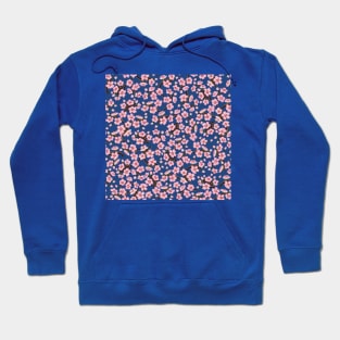 Dark Hand-Painted Cherry Blossoms Hoodie